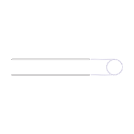 Нить из полидиоксанона с насечками COG FE-Type (S) 420mm